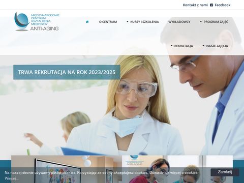 Antiaging.edu.pl roczny kurs medycyny
