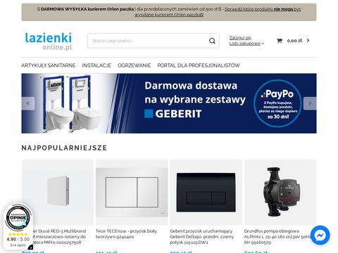 Lazienkionline.pl wyposażenie łazienki i toalety