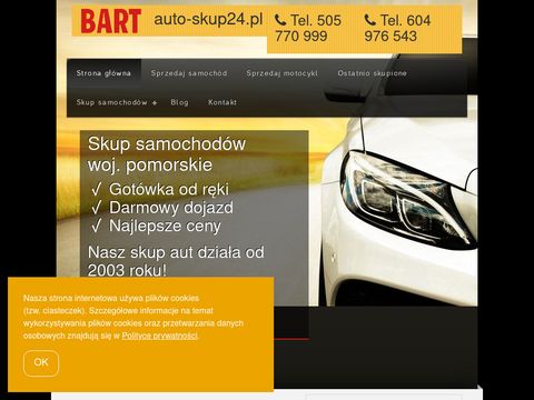 Skupautpomorskie24.pl - skup aut za gotówkę