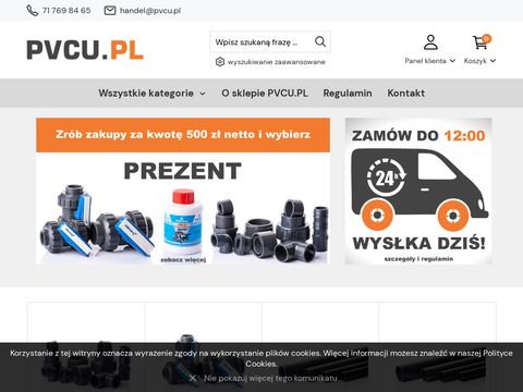 Pvcu.pl instalacje ciśnieniowe kleje armatura