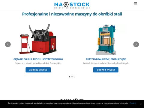 Maqstock.pl maszyny do obróbki metalu