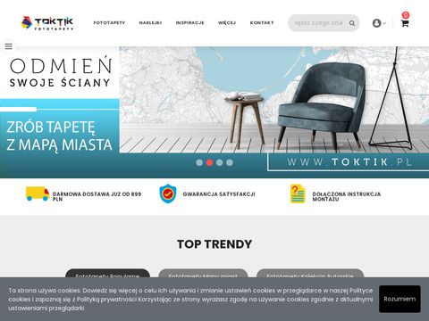 Toktik.pl fototapety na wymiar