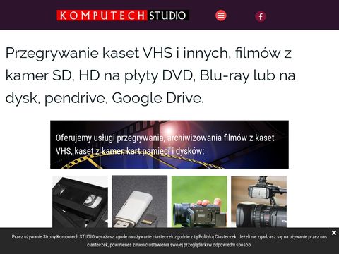 Komputech Studio - digitalizacja audio-video