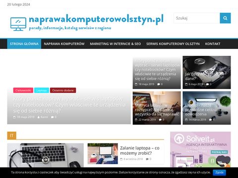 Naprawakomputerowolsztyn.pl innowacje z branży IT