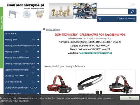 DomTechniczny24.pl - narzędzia i elektronarzędzia