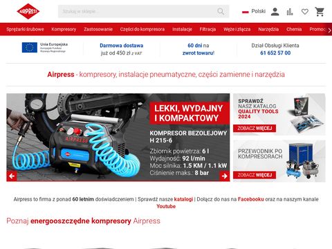 Airpress.pl sprężarki tłokowe
