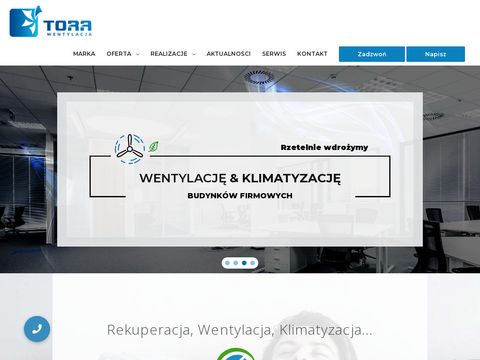 Tora-wentylacja.pl - montaż rekuperacji Śląsk