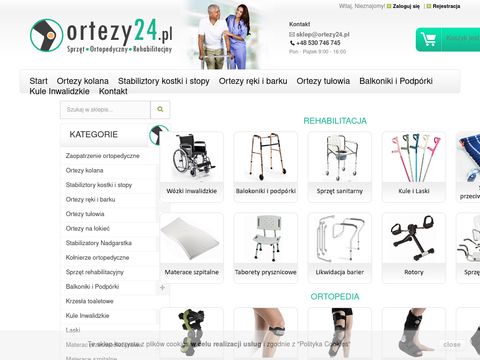 Ortezy24.pl sklep ortopedyczny sprzęt