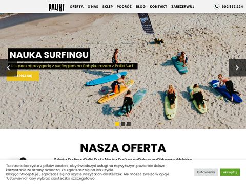 Palikisurf.pl surfing kurs Hel