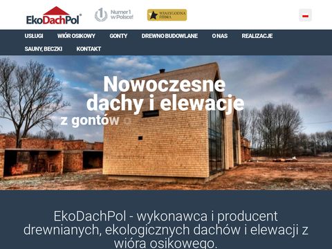 Ekodachpol.pl - krycie dachów wiórem