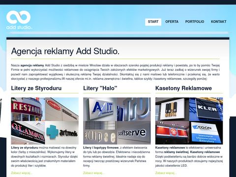 Addstudio.pl - agencja reklamy Wrocław - szyldy