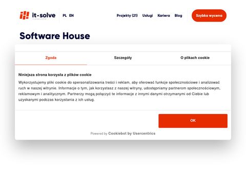 It-solve.pl - firma programująca aplikację