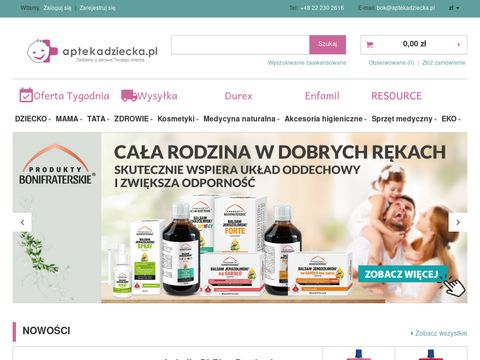 Aptekadziecka.pl kosmetyki dla dzieci