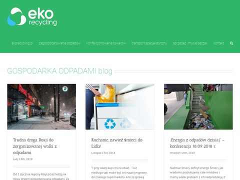 Odpady.ekorecycling.pl blog