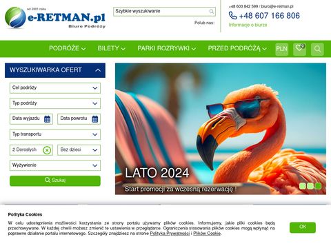 E-retman.pl biuro podróży - portal turystyczny