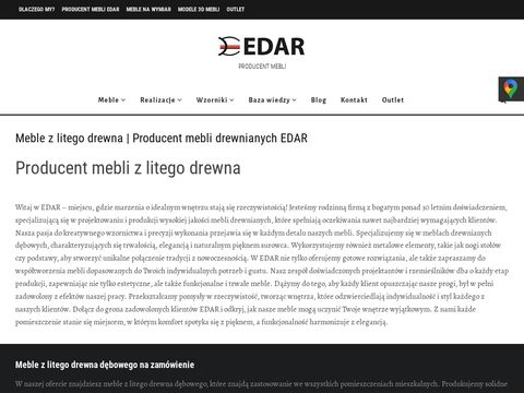 Edar.com.pl meble drewniane producent łóżka