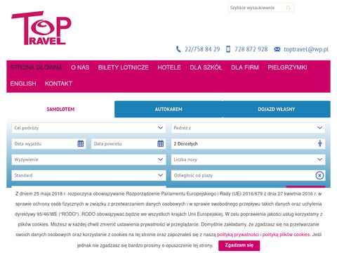 Top Travel biuro podróży Pruszków
