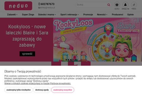 Neduo.pl zabawki z bohaterami z bajek