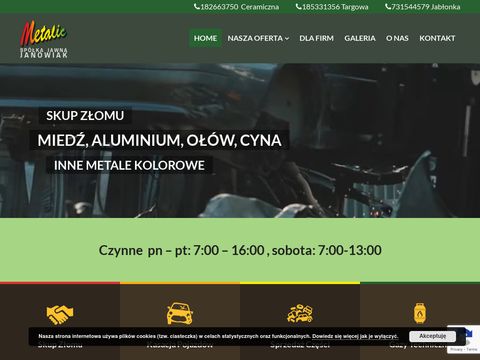 Metalic.pl skup złomu Krościenko