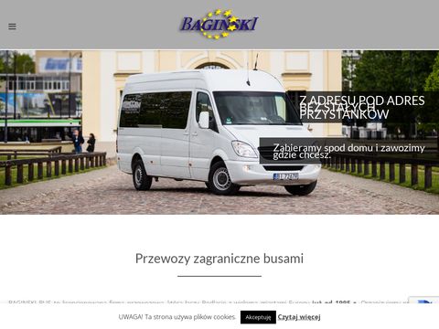 Baginskibus.pl - przewóz Białystok