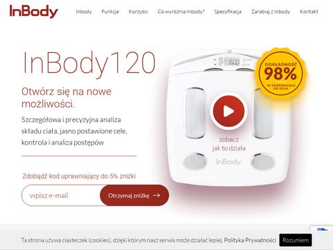 Inbody120.pl profesjonalna analiza składu ciała