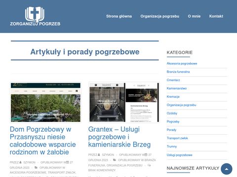Zorganizujpogrzeb.pl artykuły pogrzebowe