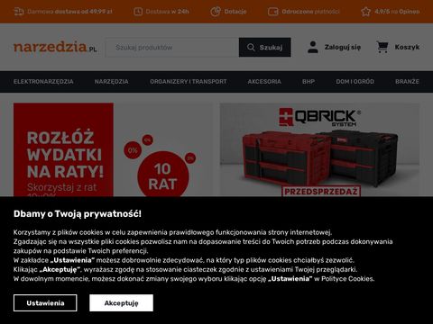 Narzedzia.pl sklep internetowy z narzędziami