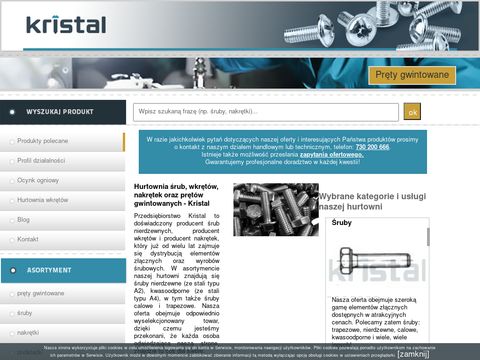 Kristal.net.pl - wkręty do metalu