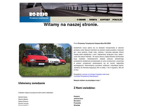 Przewozy-bodzio.com busy w Karpaczu