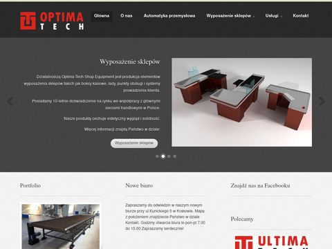 Optima-tech.pl wyposażenie sklepów