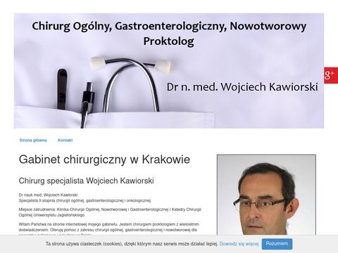 Wojciech Kawiorski proktolog chirurgiakrakow.com.pl