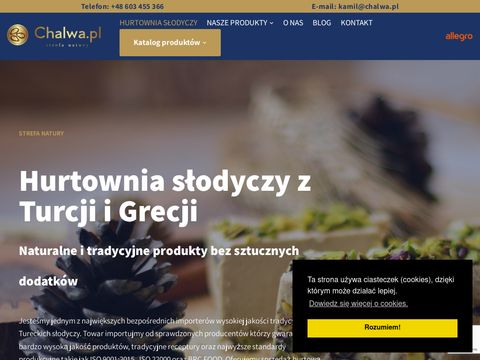 Chalwa.pl - hurtownia słodyczy z Turcji i Grecji