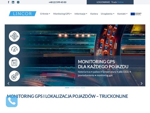 Truckonline.pl monitoring GPS