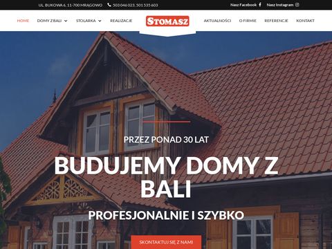 Stomasz.pl domy drewniane