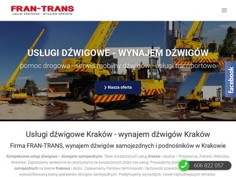 Fran-trans.com.pl wynajem podnośników Kraków