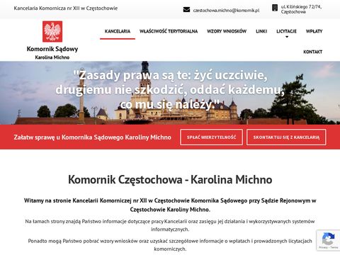 Komornikczestochowa.com.pl Karolina Michno