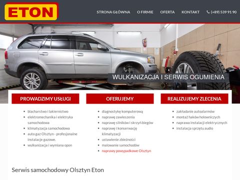 Eton.pl serwis samochodowy Olsztyn