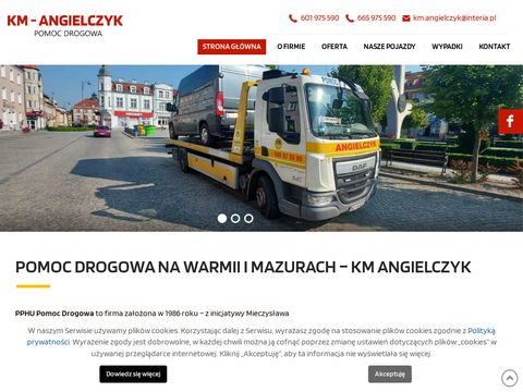Angielczyk.com.pl pomoc drogowa Olsztyn