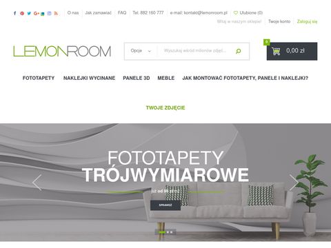 Lemonroom.pl sklep oferujący fototapety oraz obrazy