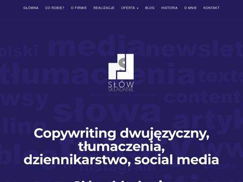 Slowskladanie.pl pisanie tekstów na strony