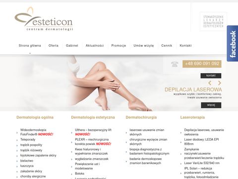 Esteticon.pl - botoks Szczecin, depilacja laserowa