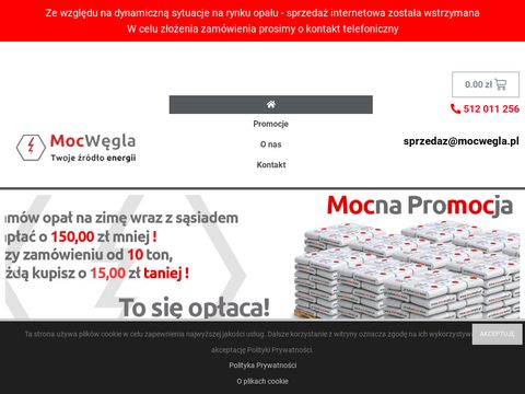 Mocwegla.pl ekogroszek workowany i luzem Katowice