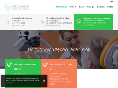 Stomabis.pl gabinet stomatologiczny z Wrocławia