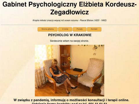 Elżbieta Kordeusz-Zegadłowicz psycholog