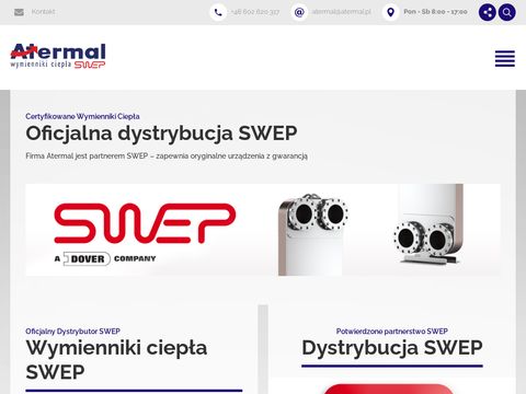 Atermal.pl wymienniki ciepła