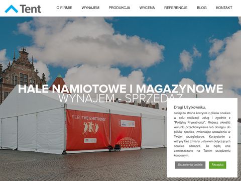 Tent.com.pl hala magazynowa z plandeki