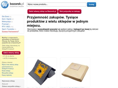 Bazarek.pl - tysiące produktów w jednym miejscu