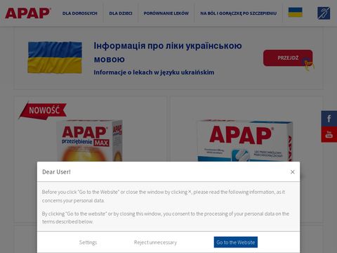 Apap.pl idealny w walce z bólem i gorączką