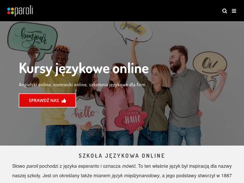 Paroli.pl - szkolenia językowe