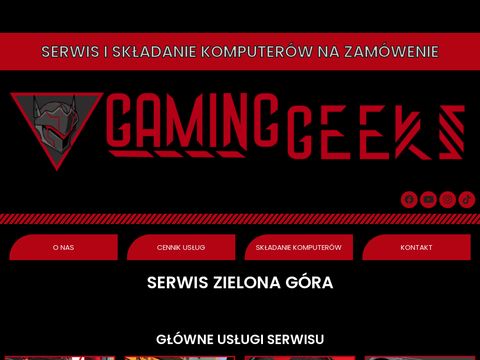 Gaminggeeks.pl serwis komputerów Zielona Góra